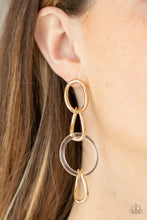 Load image into Gallery viewer, Talk In Circles Earrings - Gold
