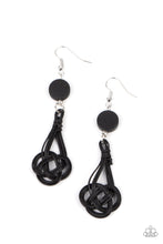 Load image into Gallery viewer, Twisted Torrents Earrings - Black
