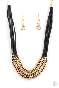 Lock, Stock, and SPARKLE Necklaces - Gold