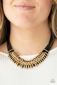 Lock, Stock, and SPARKLE Necklaces - Gold