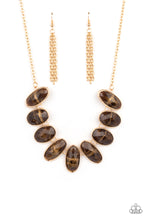 Load image into Gallery viewer, Elliptical Episode Necklaces - Brown
