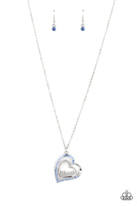 A Mothers Heart Necklaces - Blue