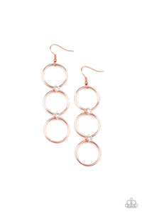 Refined Society Earrings - Copper