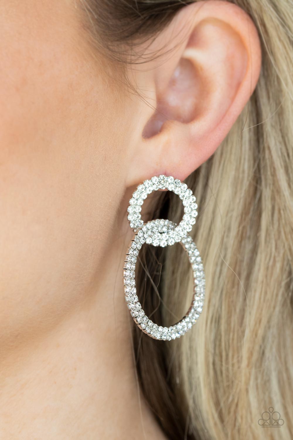 Intensely Icy Earrings - White