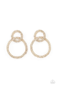Intensely Icy Earrings - Gold