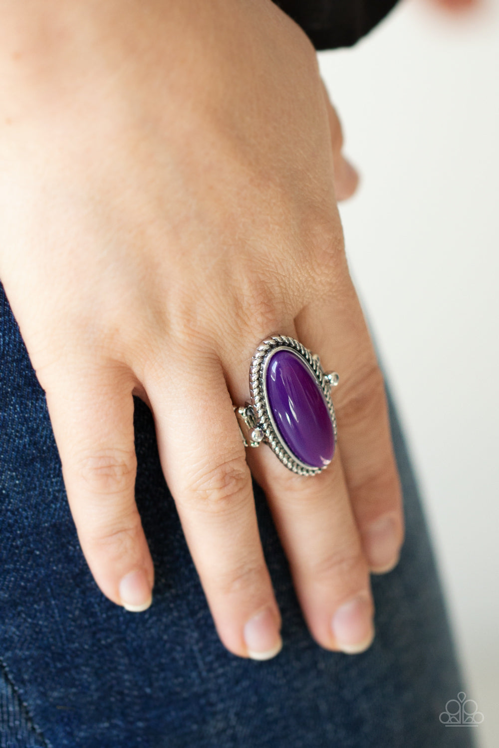 Oval Oasis Rings - Purple