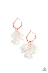 Jaw-Droppingly Jelly Earrings - Copper