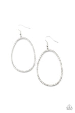 Load image into Gallery viewer, OVAL-ruled! Earrings - White
