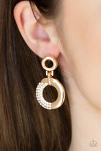 Load image into Gallery viewer, Modern Motivation Earrings - Gold
