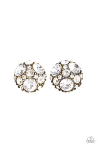 Diamond Daze Earrings - Brass