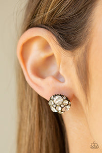 Diamond Daze Earrings - Brass