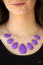 Load image into Gallery viewer, Drop Zone Necklace - Purple
