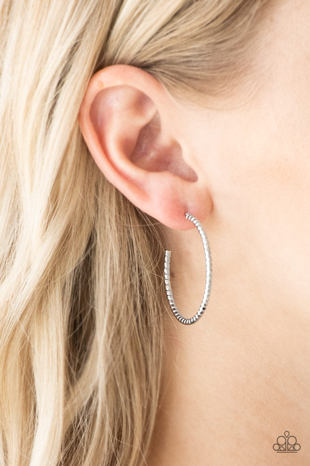 HOOP, Line, and Sinker Earrings - Silver