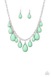 Jaw-Dropping Diva Necklace - Green