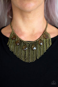 Vixen Conviction Necklace - Brass