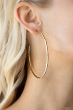 Load image into Gallery viewer, Mega Metro Hoop Earrings - Gold
