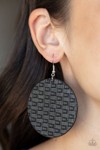 WEAVE Me Out Of It Earrings - Black