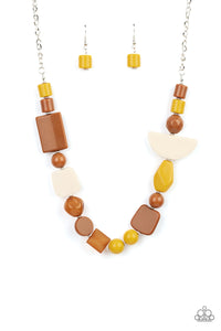 Tranquil Trendsetter Necklaces - Yellow