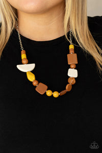 Tranquil Trendsetter Necklaces - Yellow