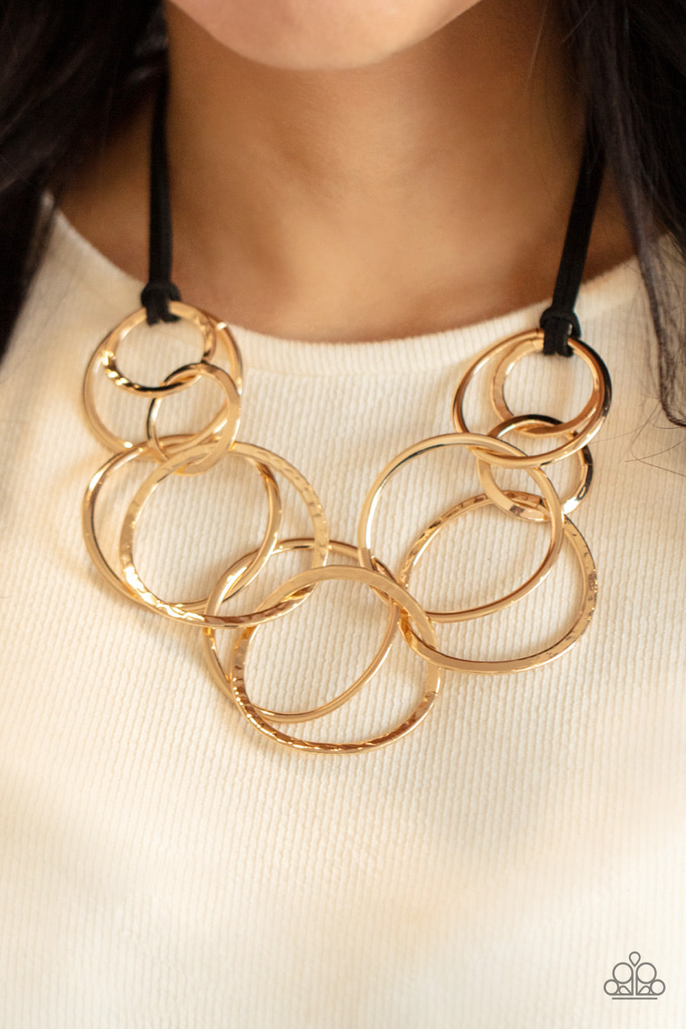 Spiraling Out of COUTURE Necklaces - Gold