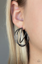 Load image into Gallery viewer, City Contour Earrings - Black
