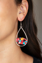 Load image into Gallery viewer, Tropical Terrazzo Earrings - Red
