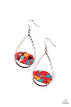 Load image into Gallery viewer, Tropical Terrazzo Earrings - Red
