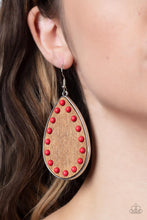 Load image into Gallery viewer, Rustic Refuge Earrings - Red
