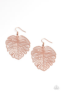 Palm Palmistry Earrings - Copper