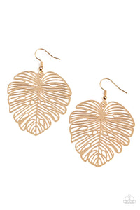 Palm Palmistry Earrings - Gold