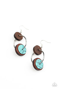 Artisanal Aesthetic Earrings - Blue