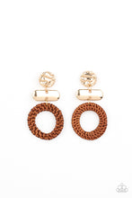 Load image into Gallery viewer, Woven Whimsicality Earrings - Gold
