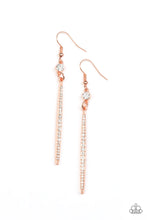 Load image into Gallery viewer, Skyscraping Shimmer Earrings - Copper
