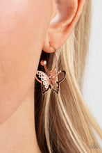 Load image into Gallery viewer, Butterfly Freestyle Earrings - Rose Gold
