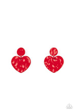 Load image into Gallery viewer, Just a Little Crush Earrings - Red
