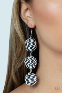 Laguna Lanterns Earrings - Black