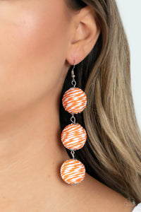 Laguna Lanterns Earrings - Orange