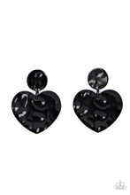 Load image into Gallery viewer, Just a Little Crush Earrings - Black
