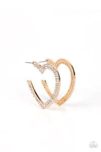 AMORE to Love Earrings - Gold