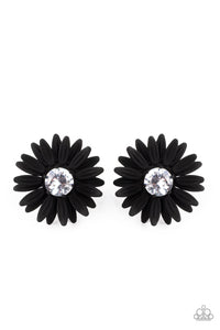 Sunshiny DAIS-y Earrings - Black