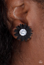 Load image into Gallery viewer, Sunshiny DAIS-y Earrings - Black
