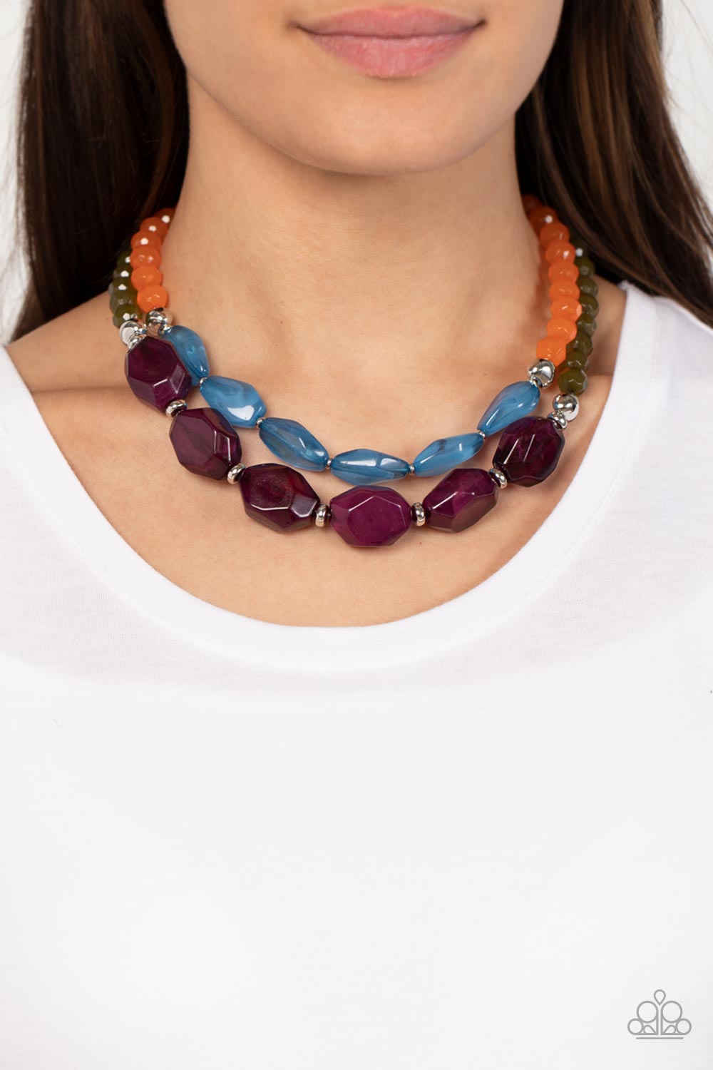 Tropical Trove Necklaces - Purple