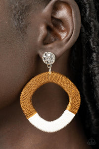 That's a WRAPAROUND Earrings - Brown