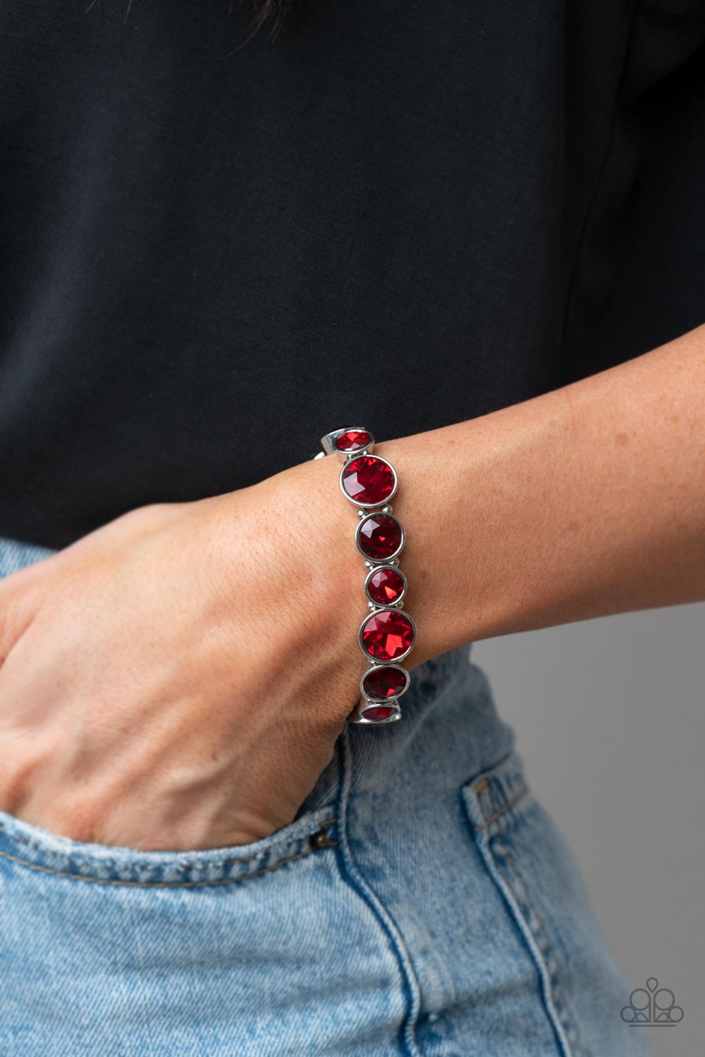 Twinkling Tease Bracelets - Red