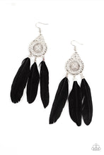 Load image into Gallery viewer, Pretty in PLUMES Earrings - Black
