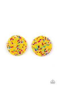 Kaleidoscope Sky Earrings - Yellow