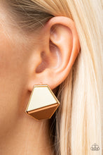 Load image into Gallery viewer, Generically Geometric Earrings - Brown
