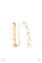 Load image into Gallery viewer, Drop-Top Attitude Earrings - Gold
