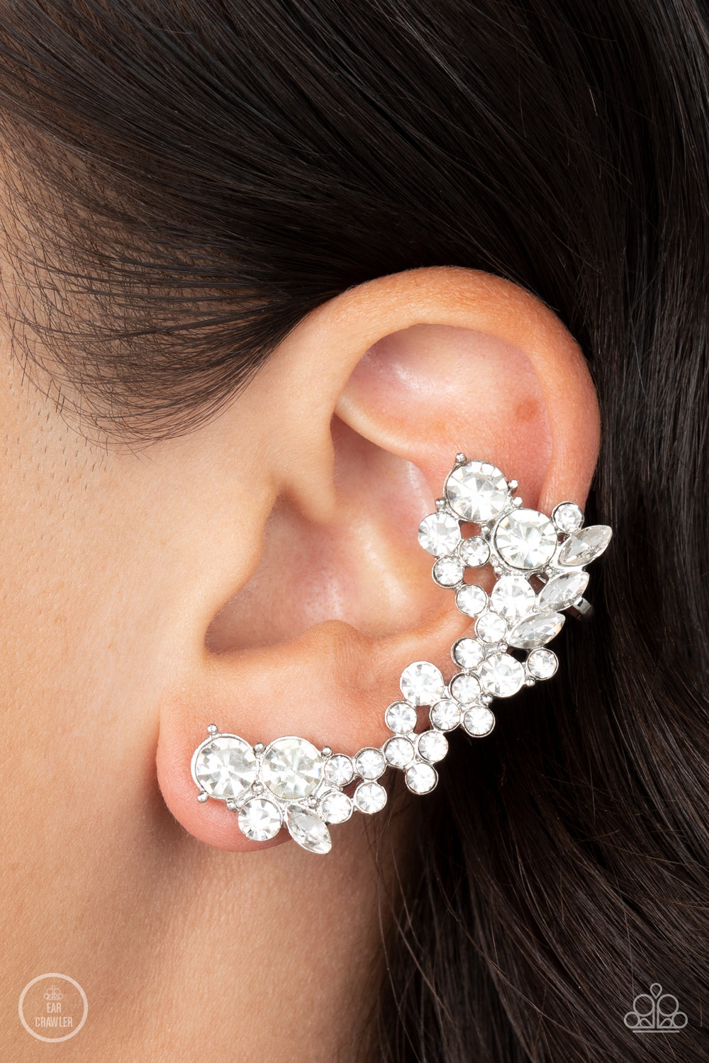 Astronomical Allure Earrings - White
