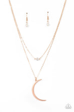 Load image into Gallery viewer, Modern Moonbeam Necklaces - Rose Gold
